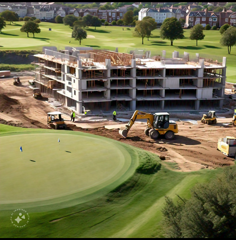 Golf Course being ripped up for development