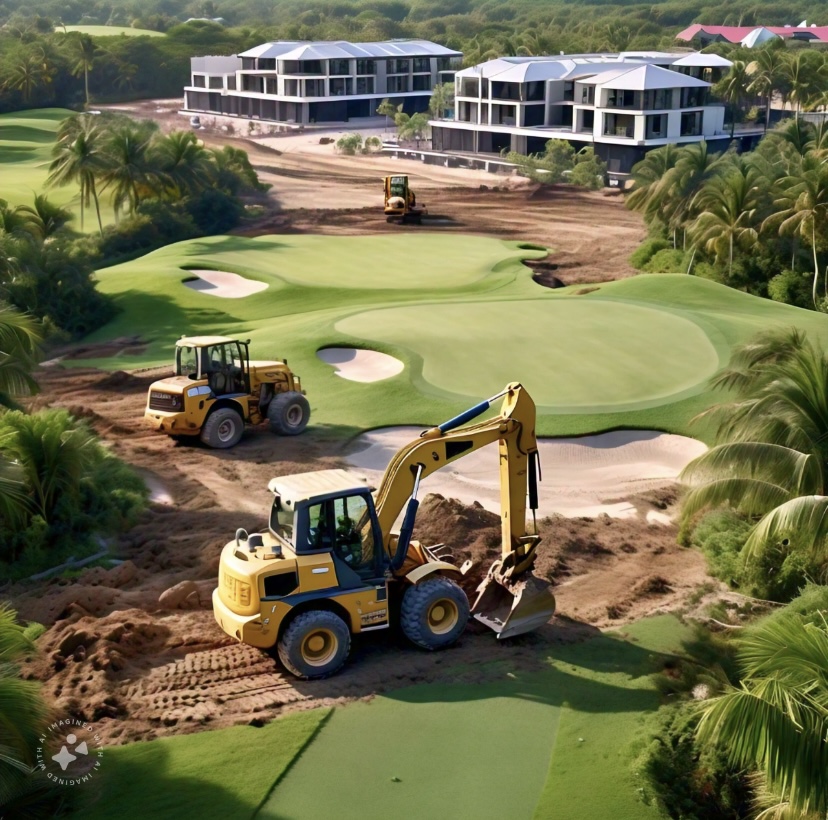 Golf Course being ripped up for development